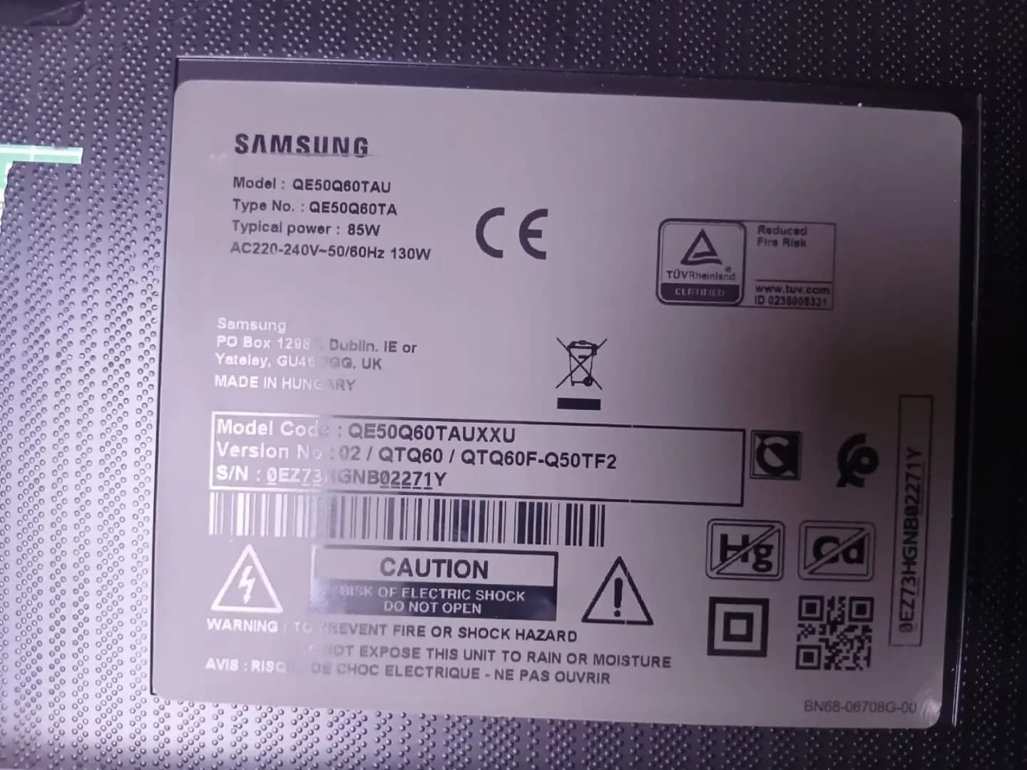 Samsung 50-Inch QLED Smart TV