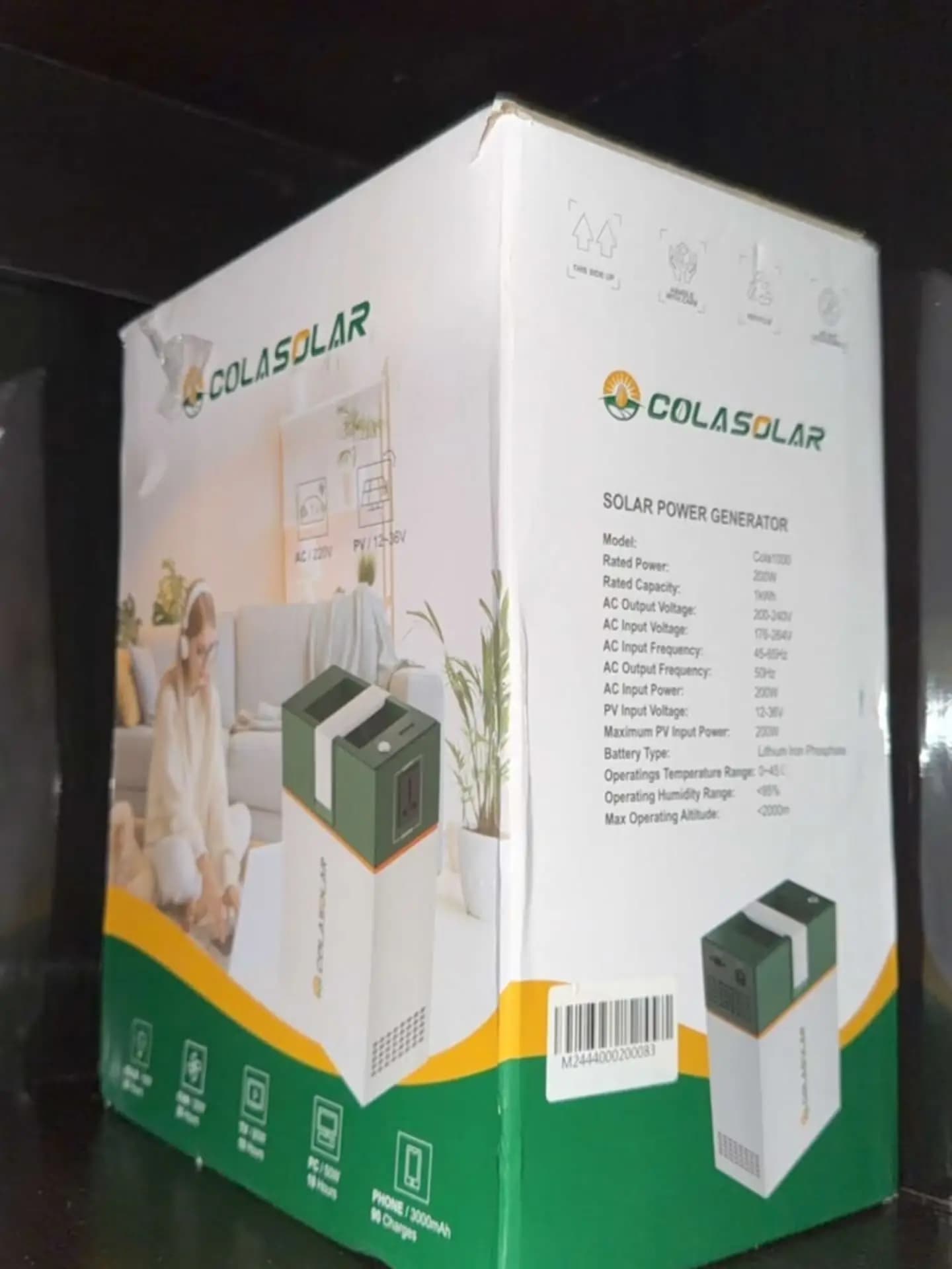 Cola Solar 1000kVA Generator