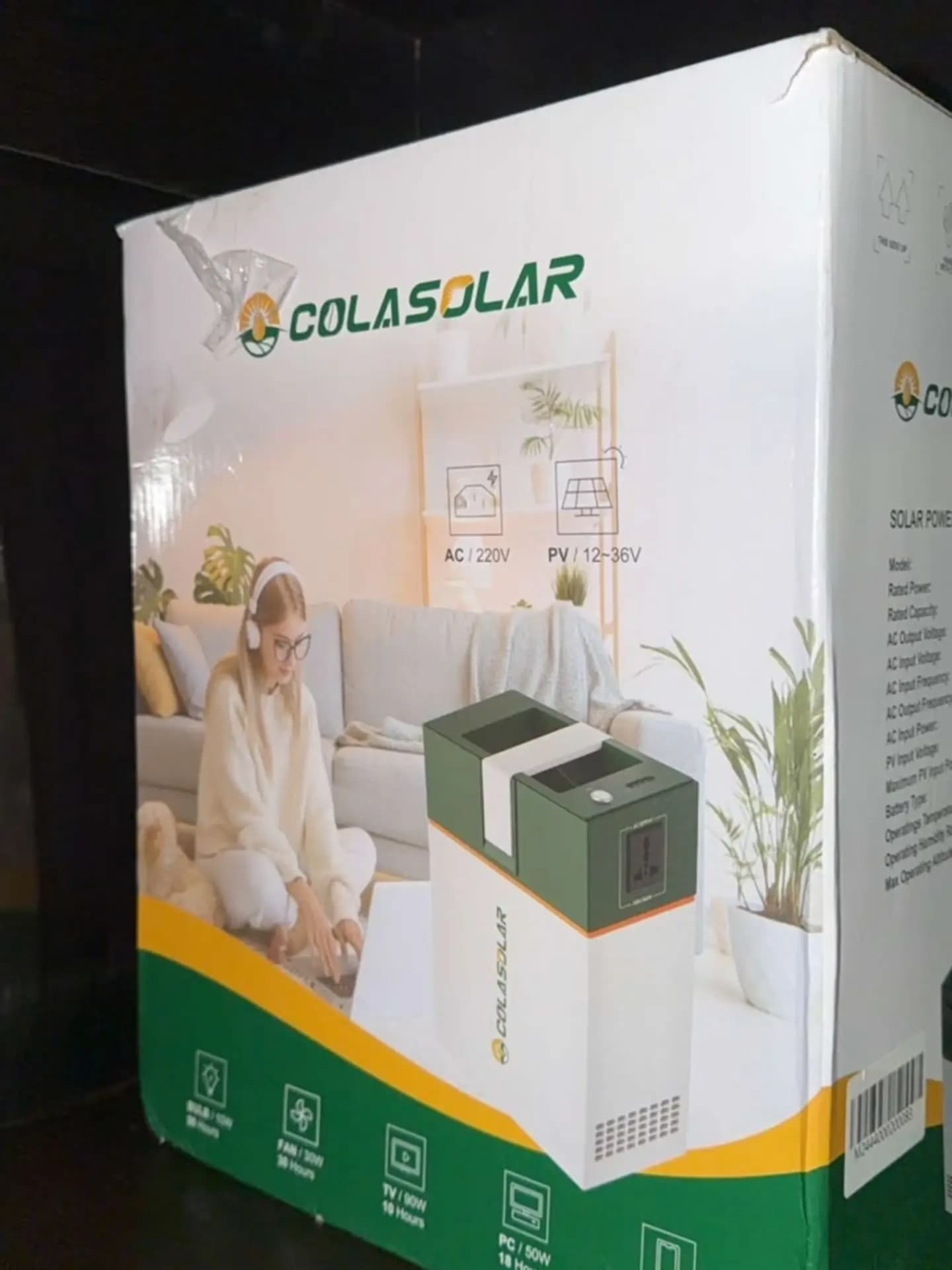 Cola Solar 1000kVA Generator