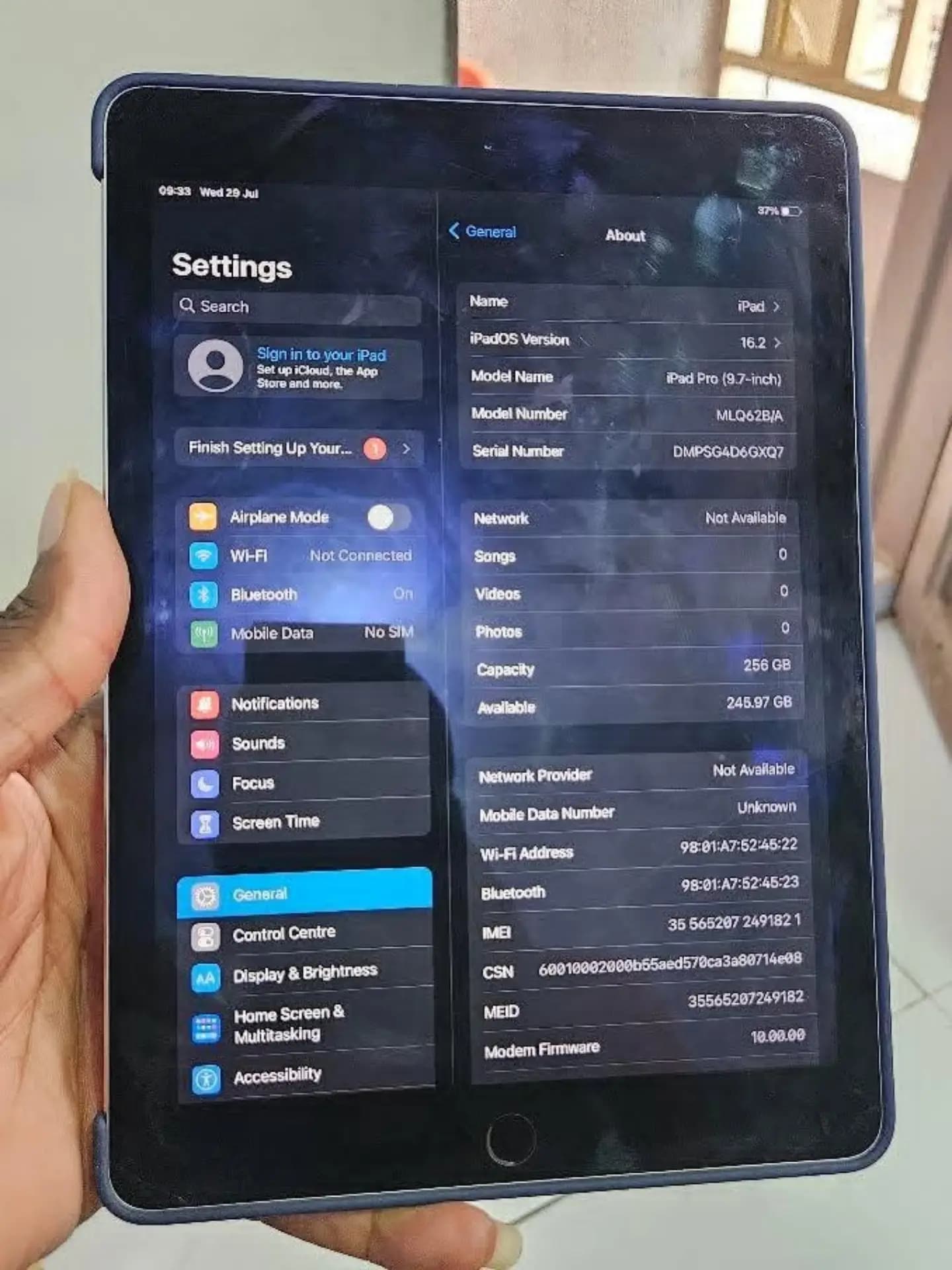 iPad Pro 9-inch 256GB WiFi