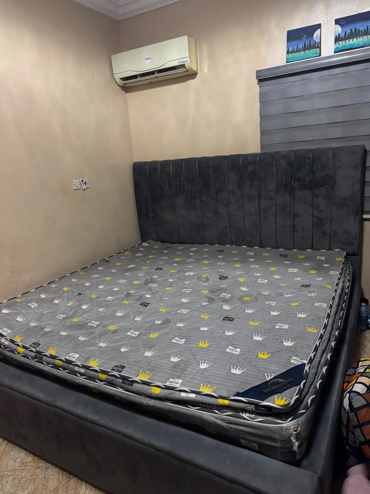 7x7 Bedframe with Semi Orthopedic Mattress