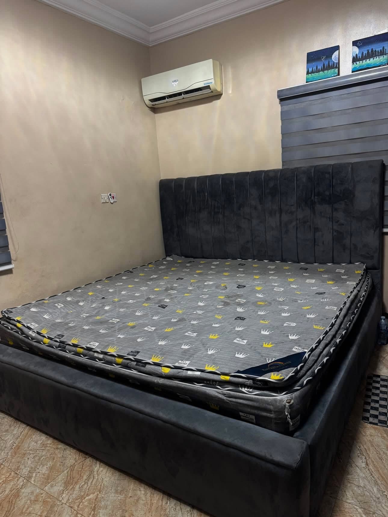 7x7 Bedframe with Semi Orthopedic Mattress