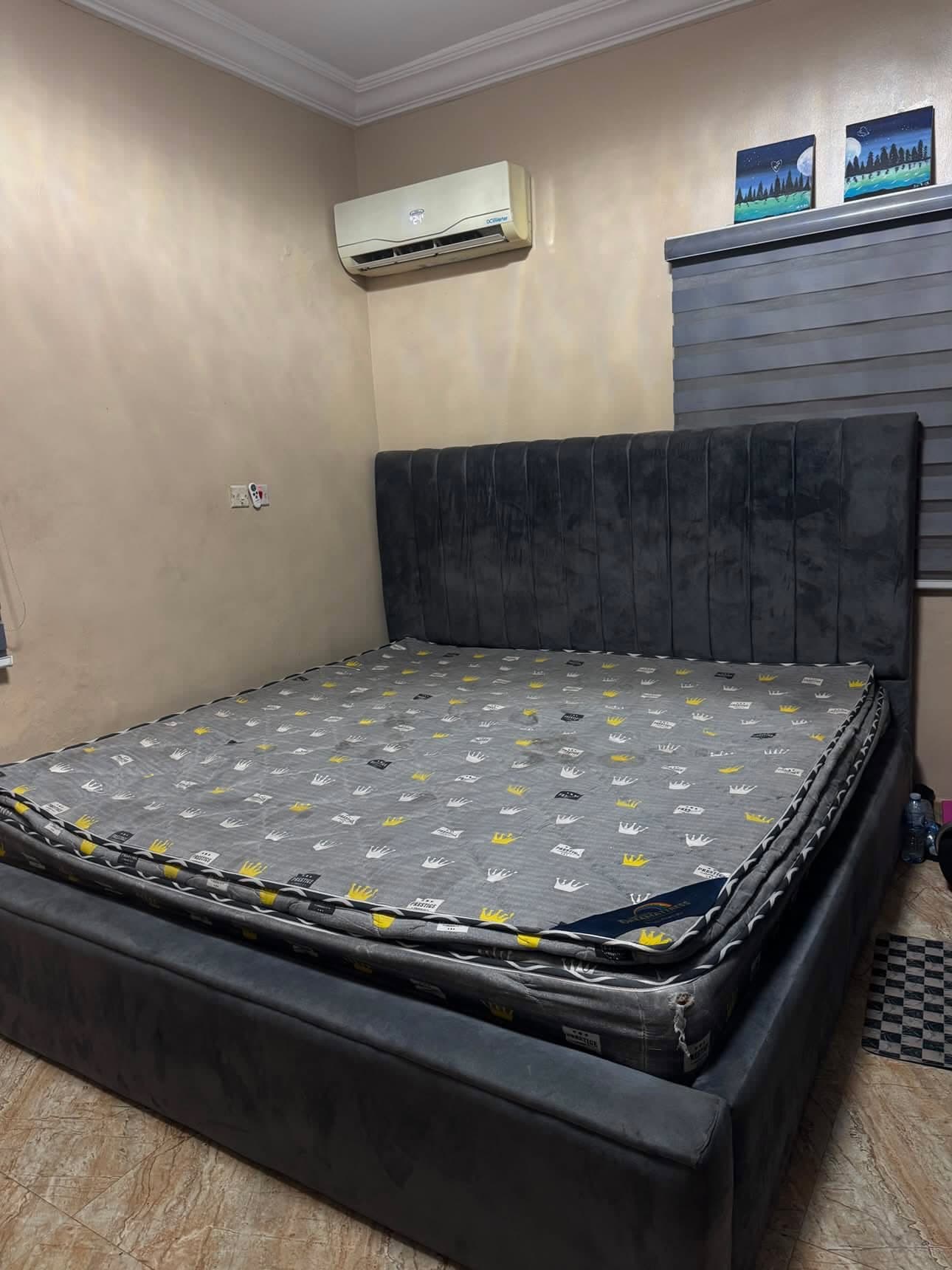 7x7 Bedframe with Semi Orthopedic Mattress