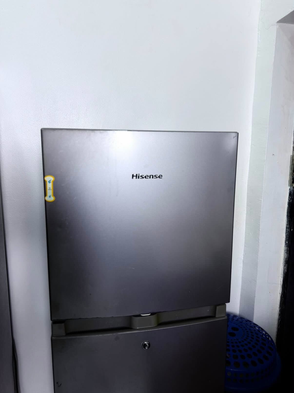 Used Hisense Double Door Refrigerator 165L