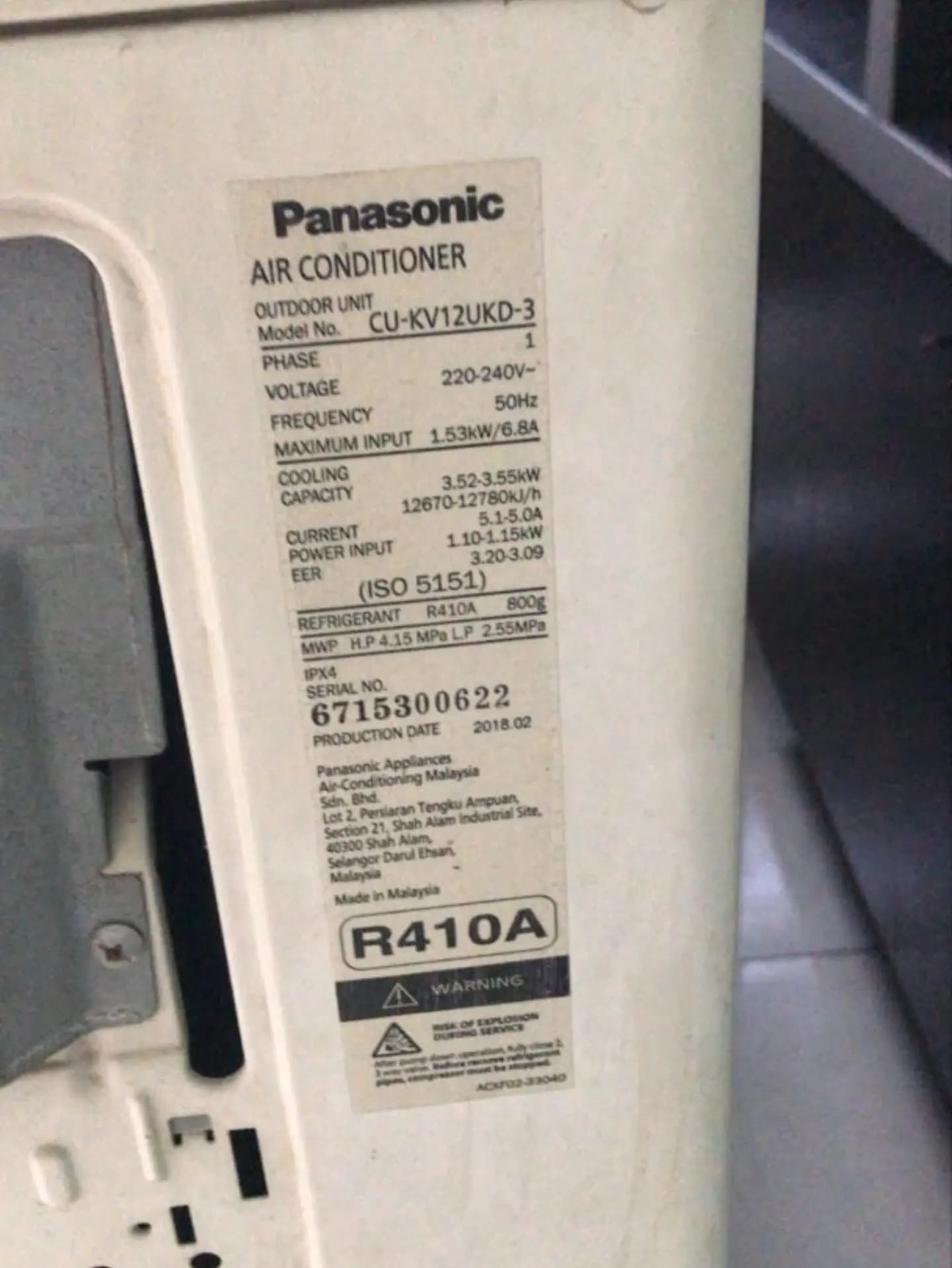 Used Panasonic AC Units