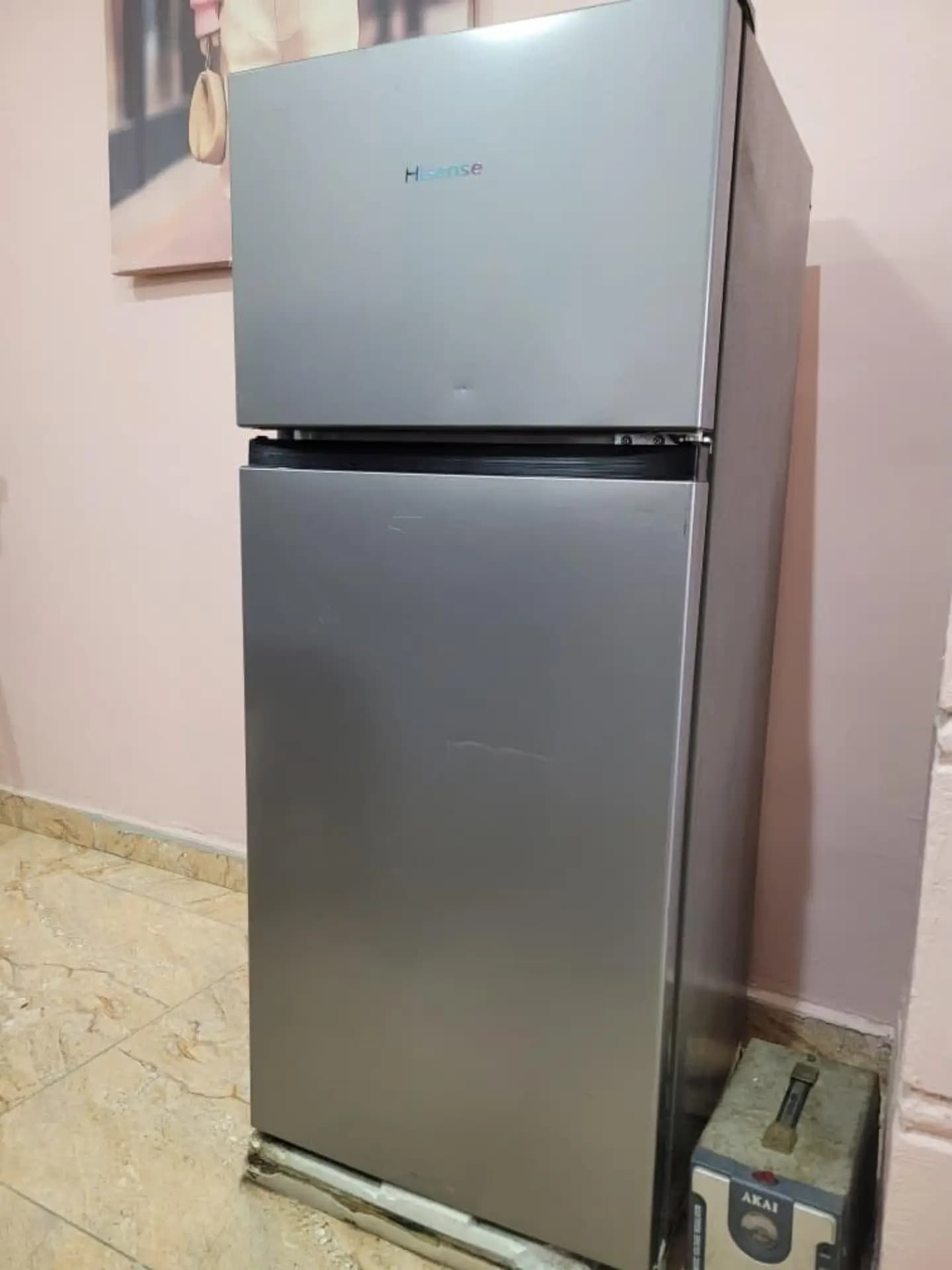 Used Hisense 124L Double Door Refrigerator