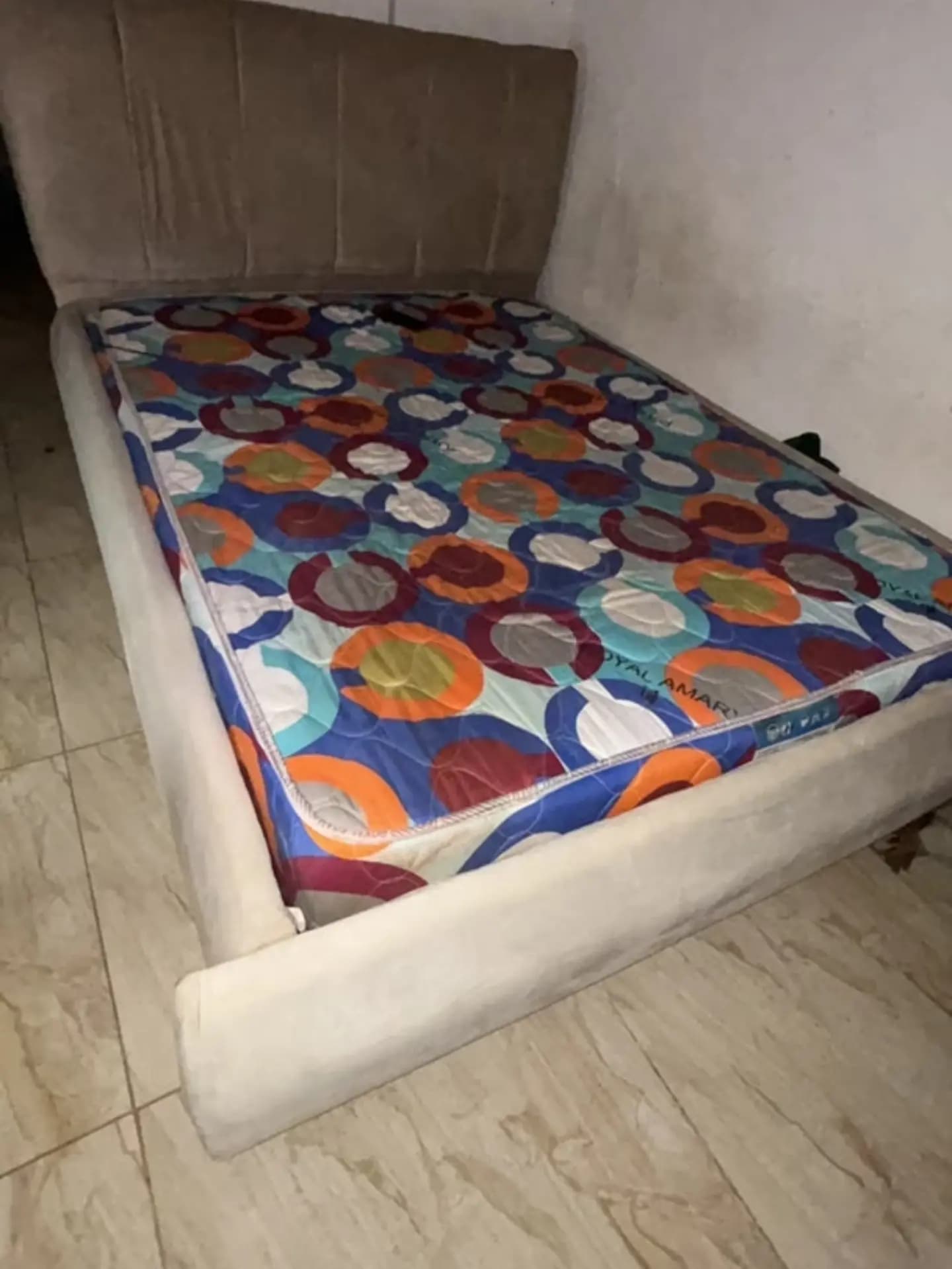 4.5 by 6 Bed Frame with Mattress