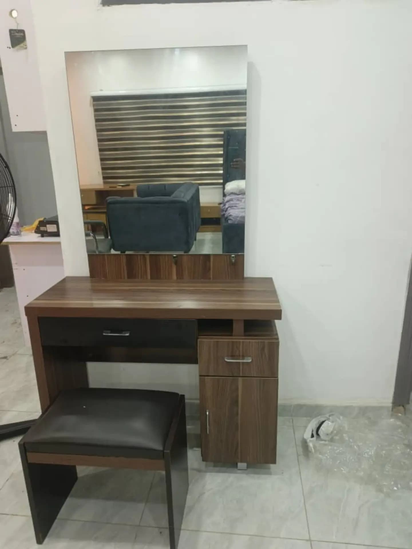 Dresser with Stool