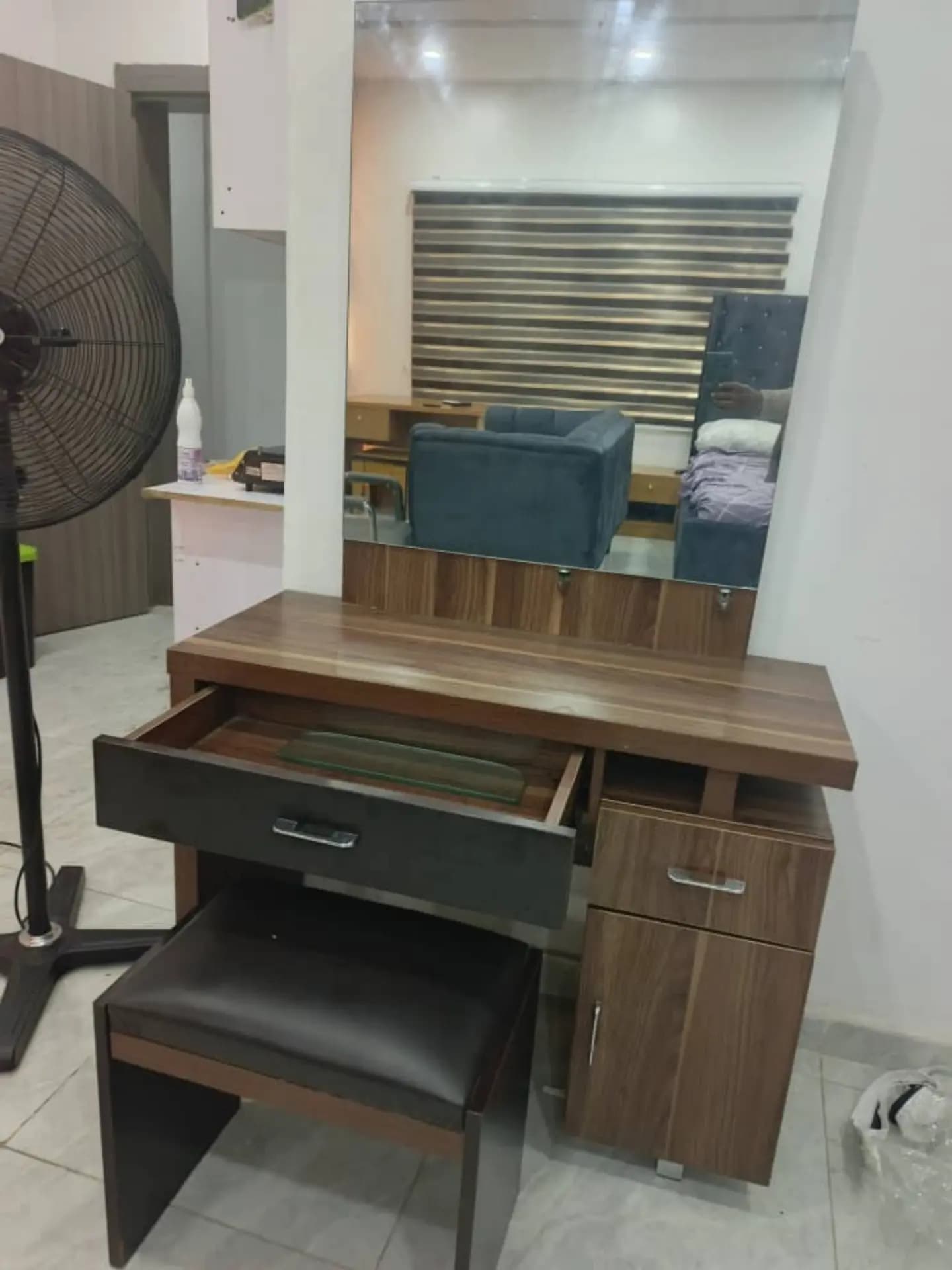 Dresser with Stool