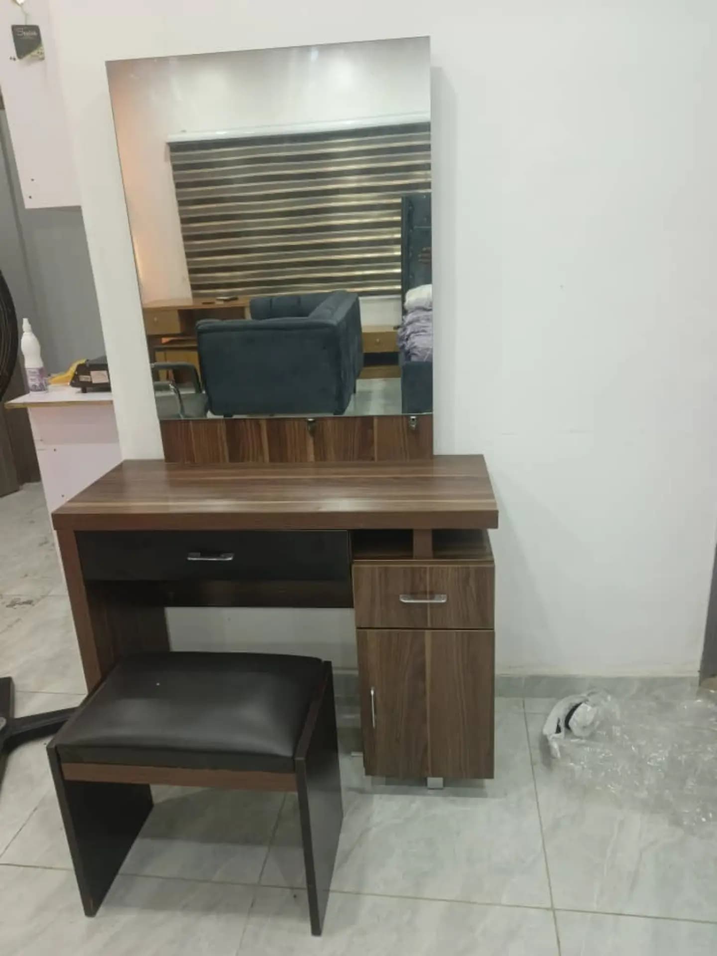 Dresser with Stool