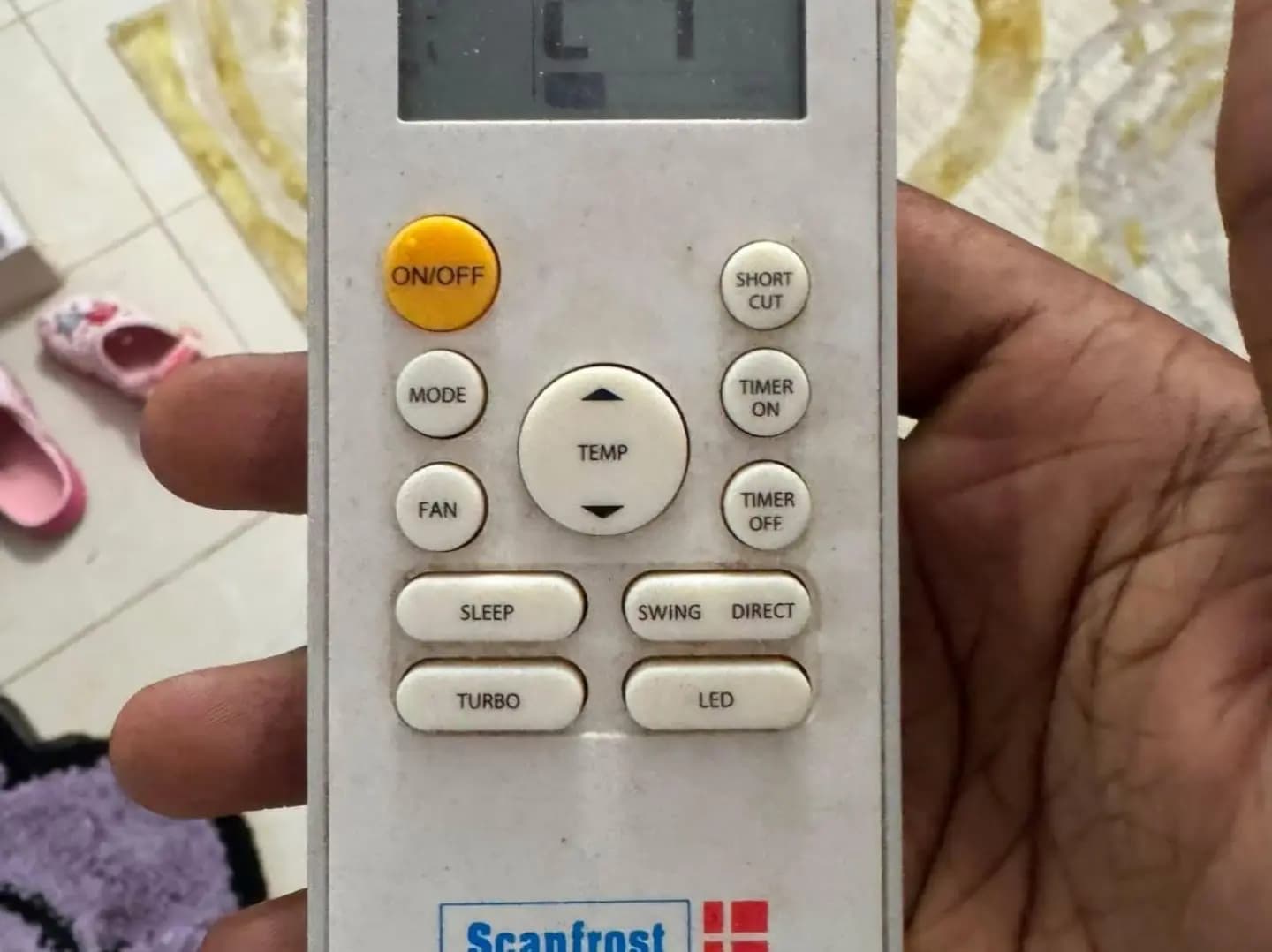 Used Scanfrost 1.5HP AC with Remote