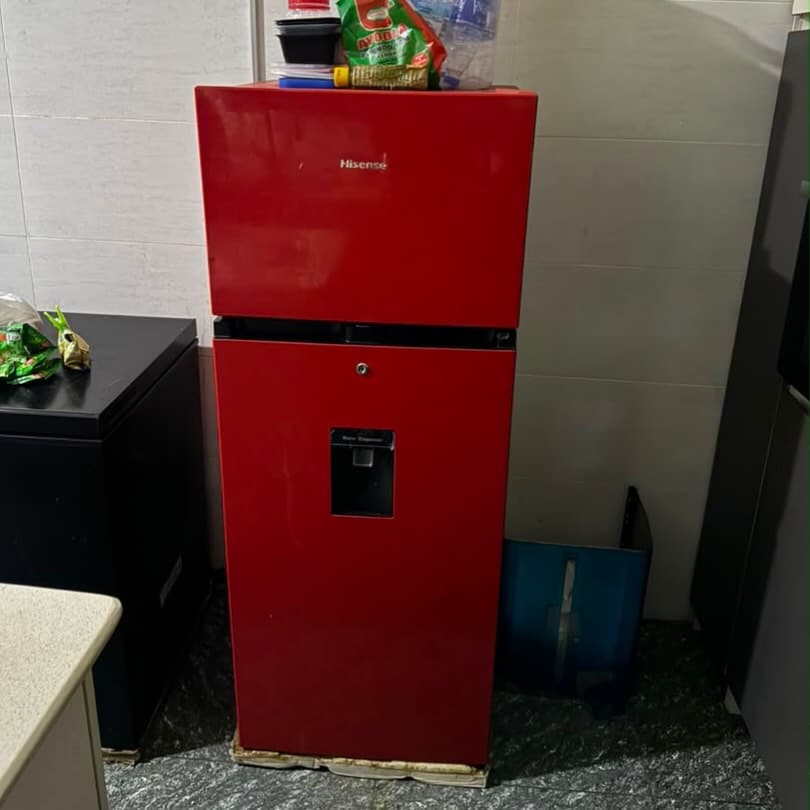Used Hisense Double Door Refrigerator with Dispenser