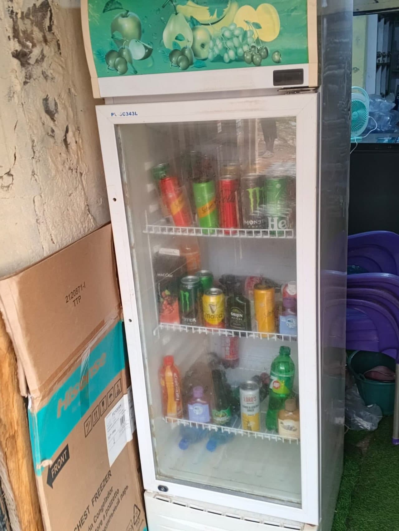 Neatly Used 243 liters chiller