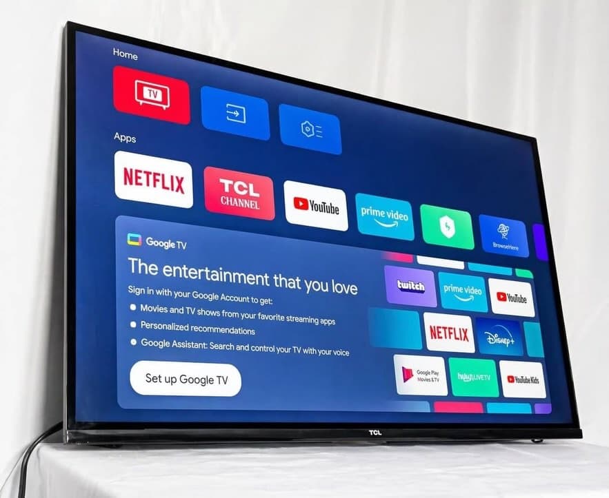 32" TCL Google Smart TV