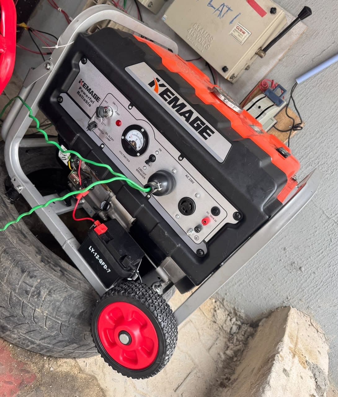 Neatly Used 5kva Kemage Key & Remote Starter Generator
