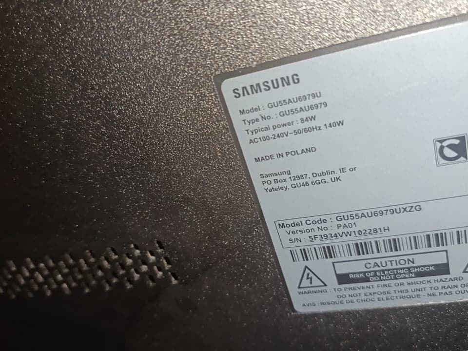 Samsung 55-inch 4K Smart TV (Used)