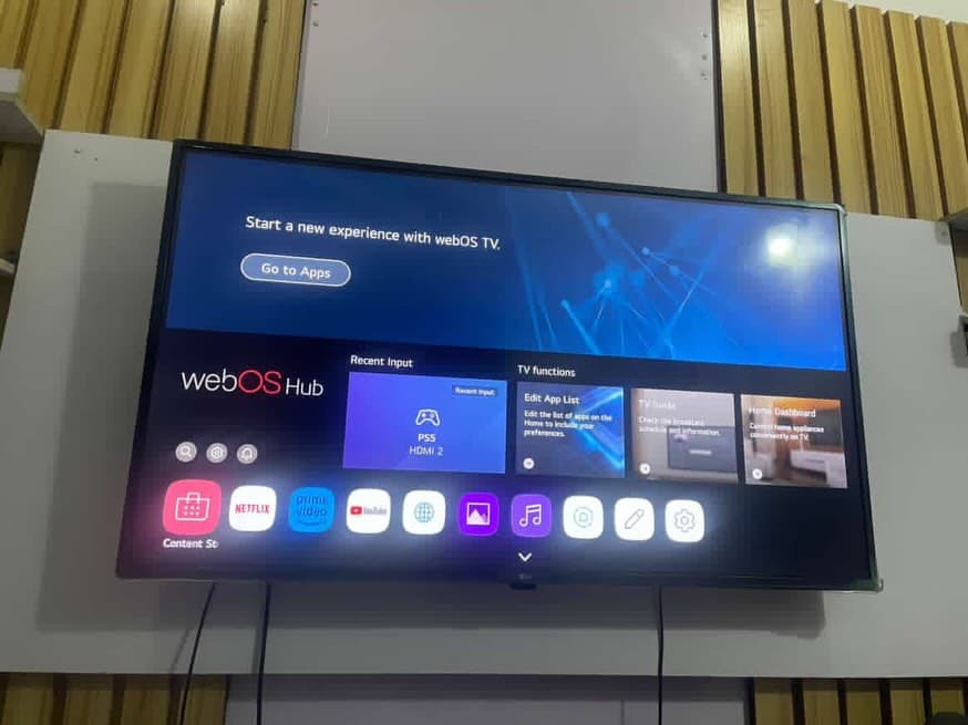Neatly Used LG 55-inch WebOS Smart TV with Remote