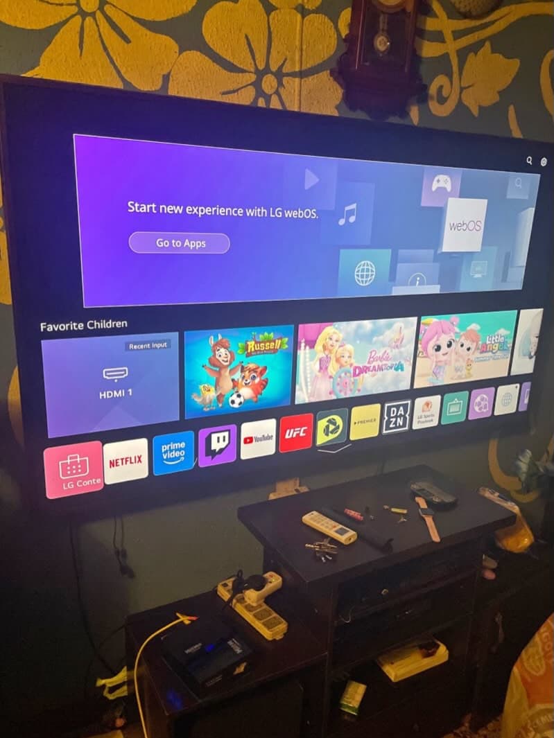 Neatly Used 82 inches webOS LG 4K Smart TV with Remote