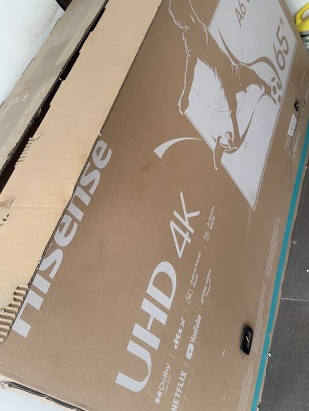 Neatly Used 65 Inches Hisense A6 Series Smart TV
