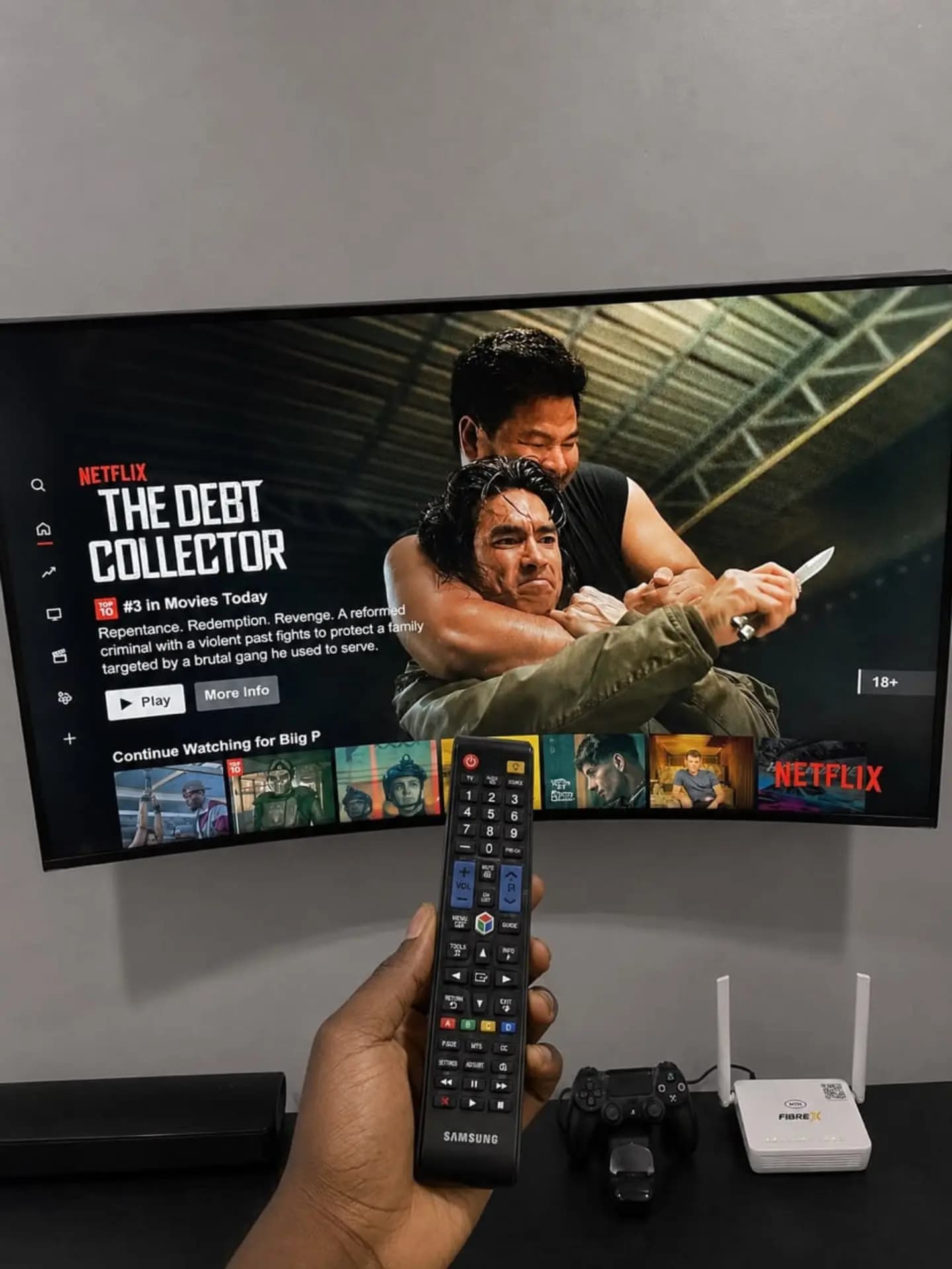 50" Samsung Smart Curved TV