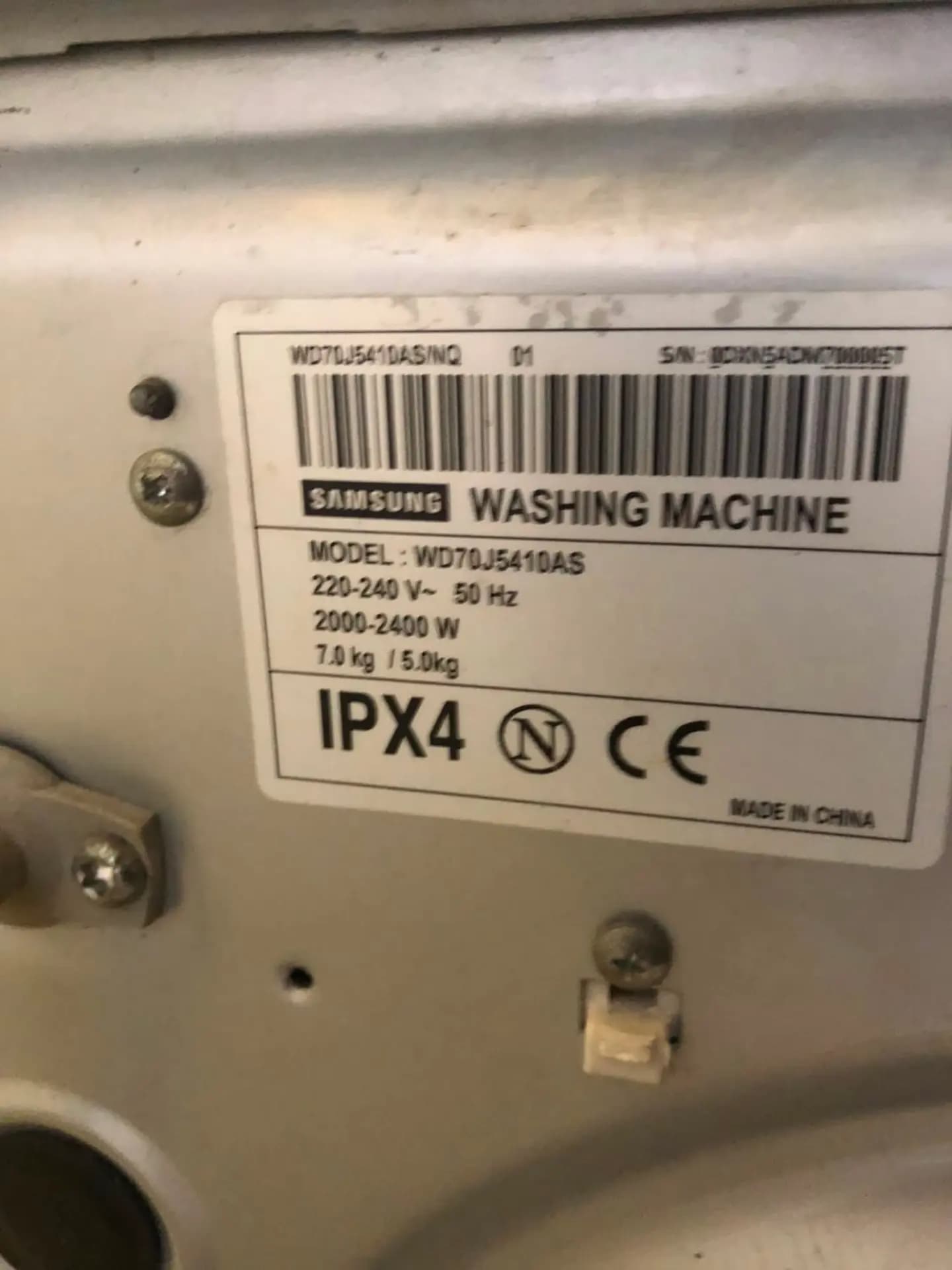 7kg Washing Machine