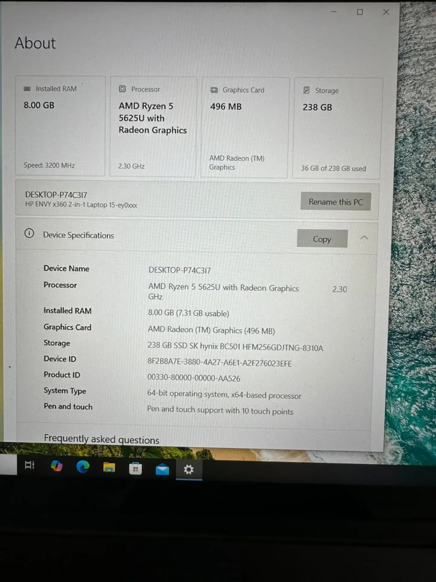 HP Envy x360 2-in-1 Laptop 15