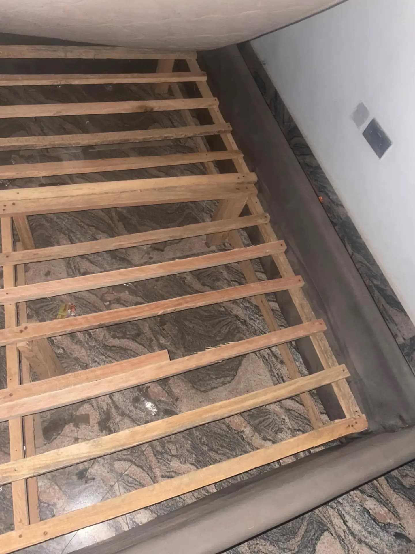 Neatly Used 6 by 6 Bedframe and Mattress