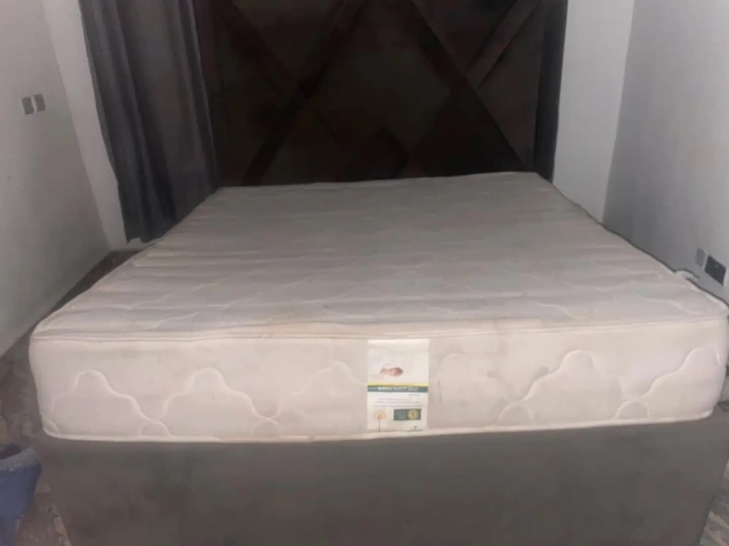 Neatly Used 6 by 6 Bedframe and Mattress