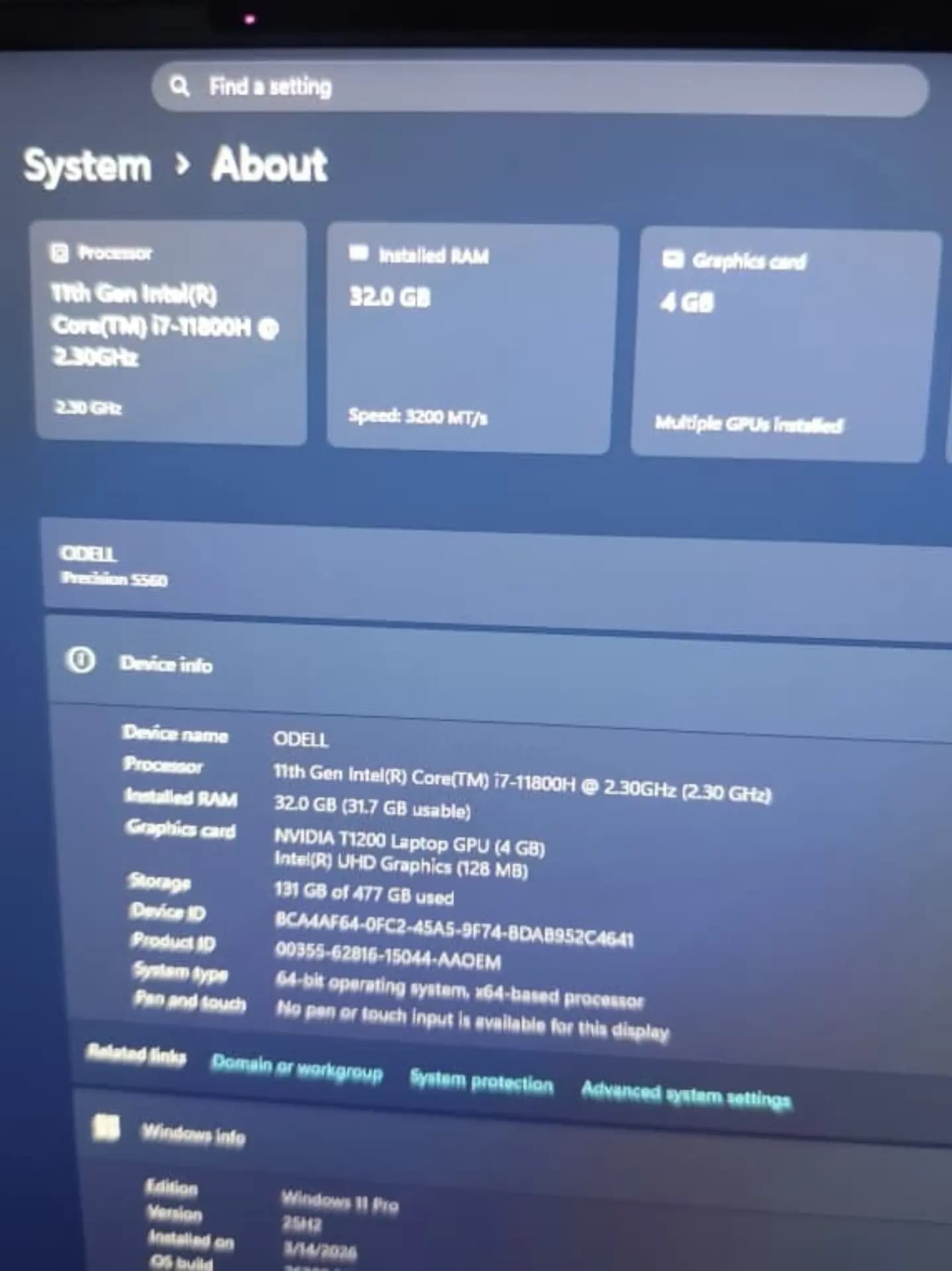 Precision 5560 Laptop