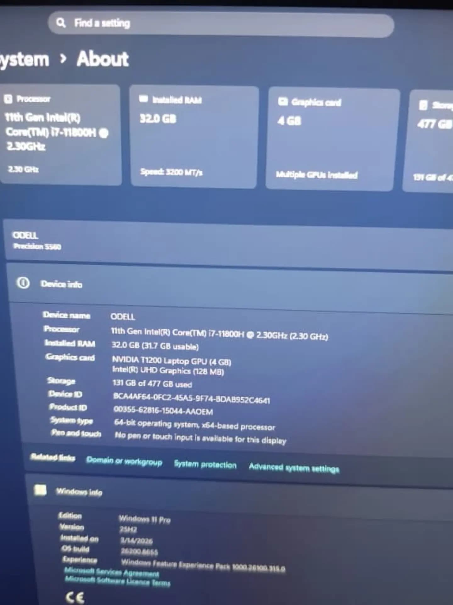 Precision 5560 Laptop